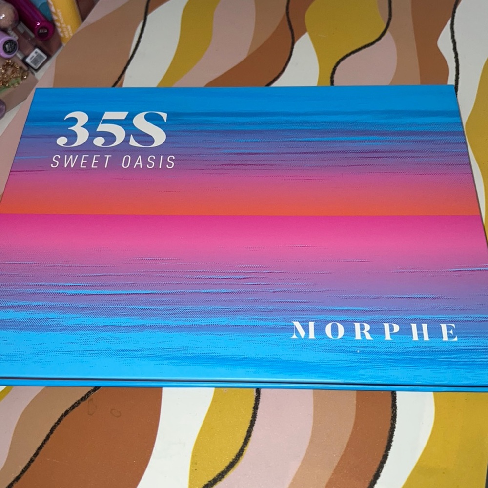 Morphe "Sweet Oasis" Eyeshadow Pallet, Teals, Pinks, Browns